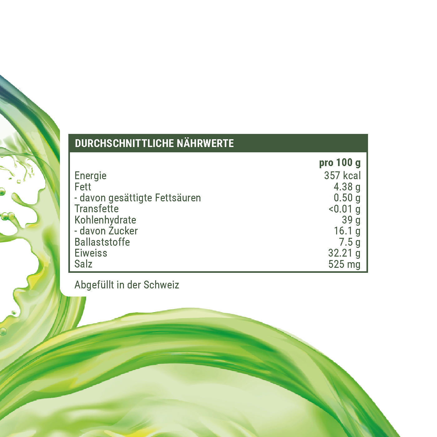 Poudre de jus de cinq légumes verts biologiques