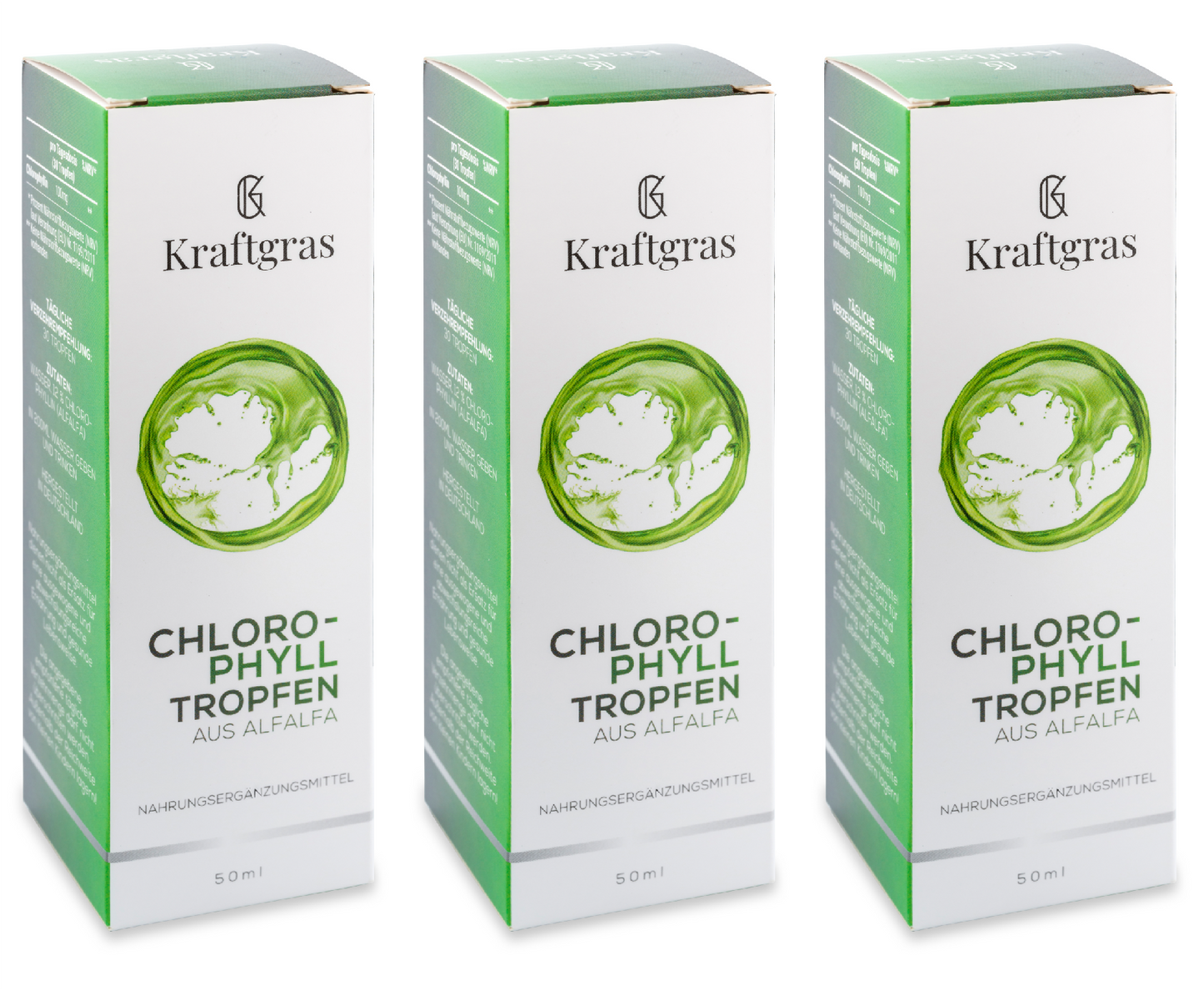 Kraftgras Chlorophyll-3er-Set