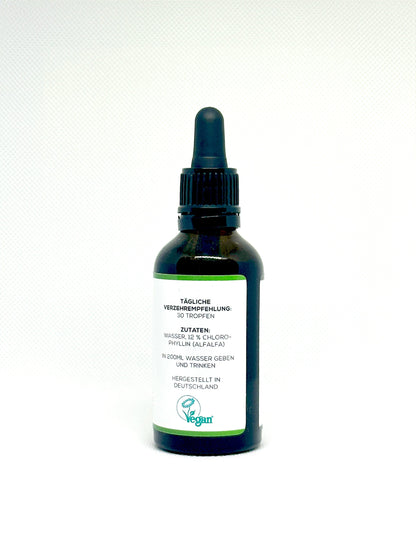 Kraftgras Chlorophylltropfen Flasche