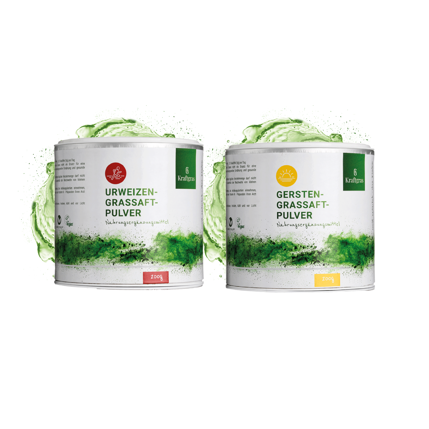 Kombi Bio Urweizen- Gerstengrassaftpulver