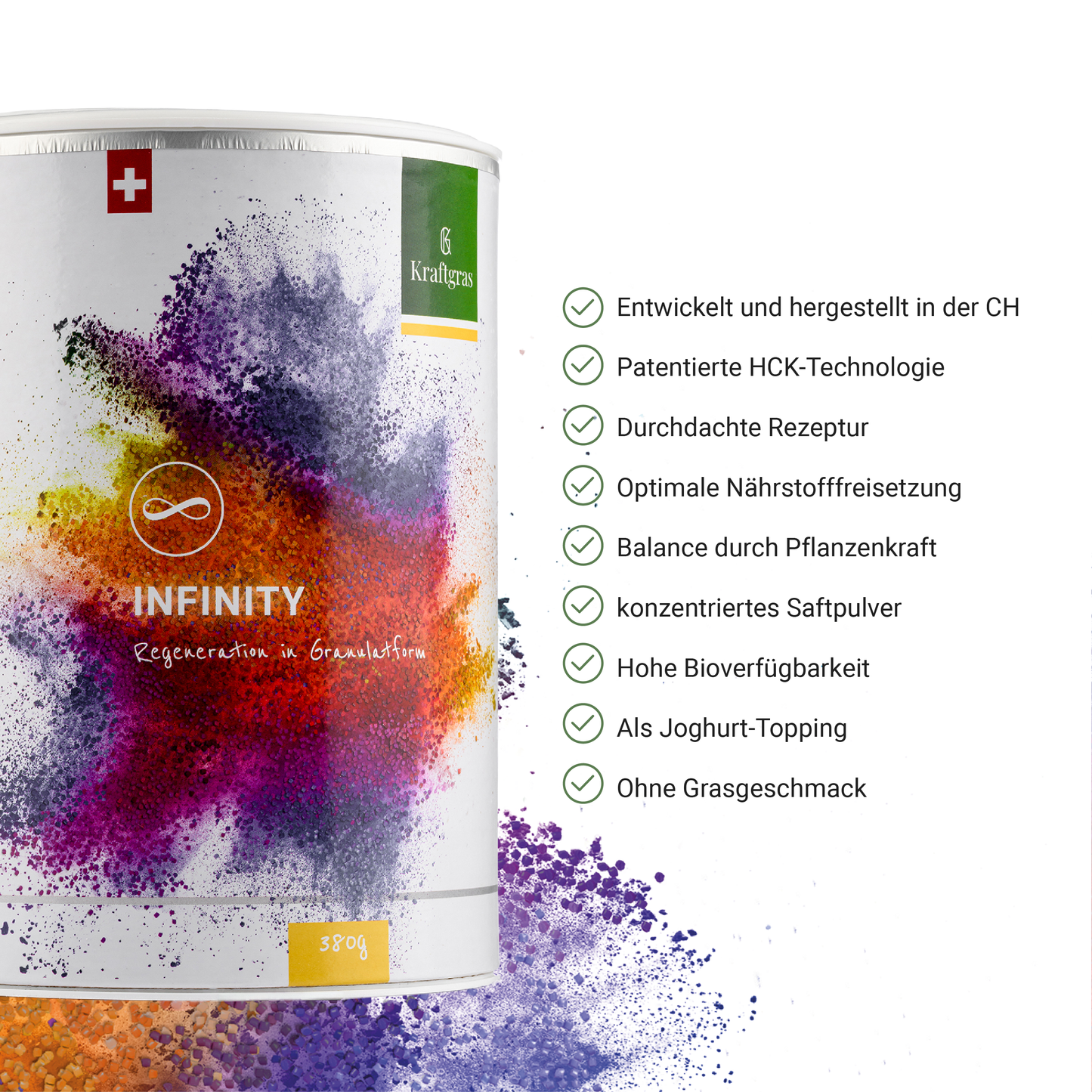 Krafgras Infinity Bulletpoints