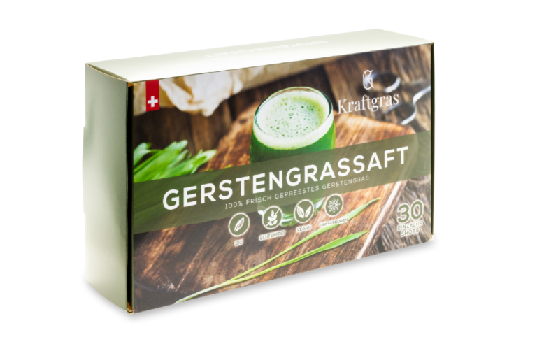 30 Bio Gerstengrassaft Shots gefroren (CH)